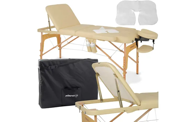 Bærbar Massagebriks Bianca - Beige