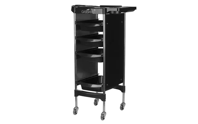 Gabbiano Frisørvogn Fx11-2 Sort