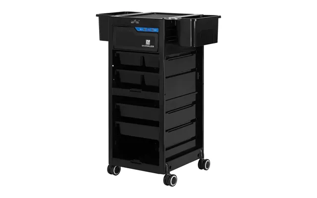 Gabbiano Frisørvogn Med Uv Sterilisator 68uv Sort