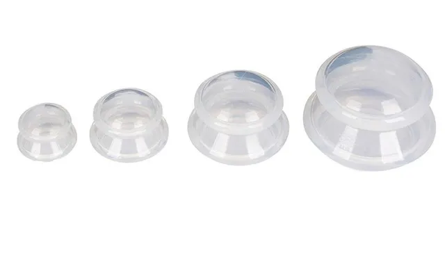 Gennemsigtig Gennemsigtig Massage Cupping Silikone 4x