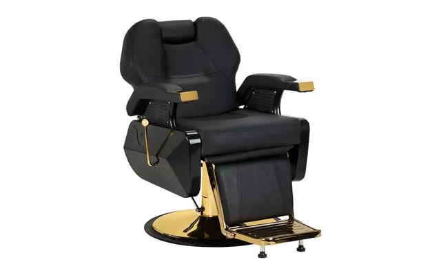 Hair System New York Barberstol Sort Guld