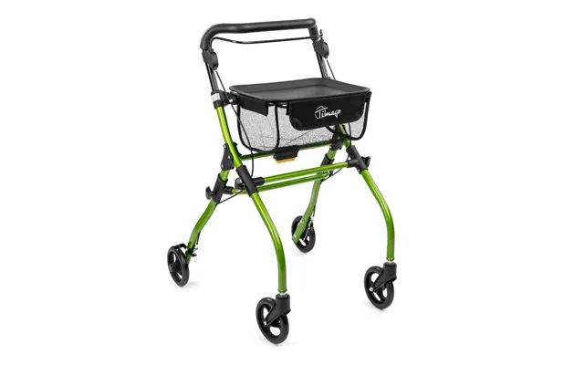 Indendørs Aluminium Rollator Med Bakke