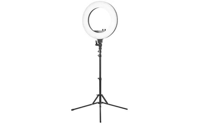Led-ringlys Med Stativ 18 48w Led Sort