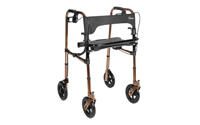 Rollator 4-hjulet Med Bremser Og Sæde - Defender