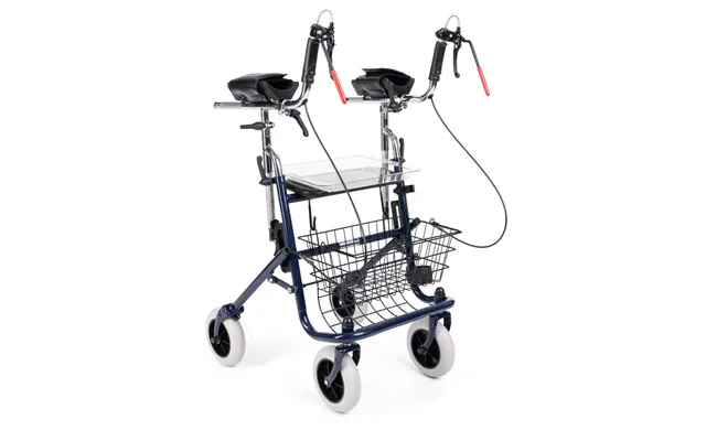 Stående Rollator Med 4 Hjul Og Albuestøtte - Lena