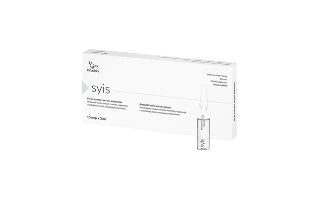 Syis Ampuller Med Snegleslim Helix Ekstrakt Serum 10x3ml