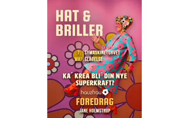 Foredrag Med Hauzfrau - Hat & Brillerâ