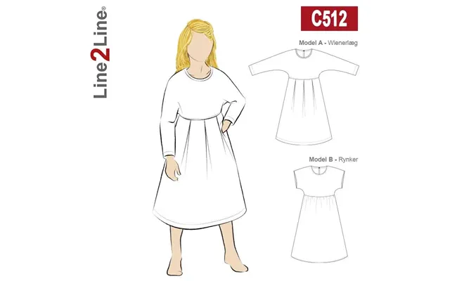 Line2line C512 - Flagermuskjole M Læg & Rynk