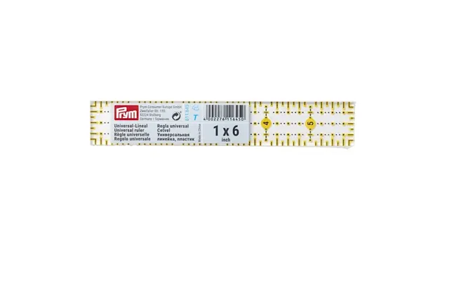Prym Omnigrid Quiltelineal,1 X 6 Inch.