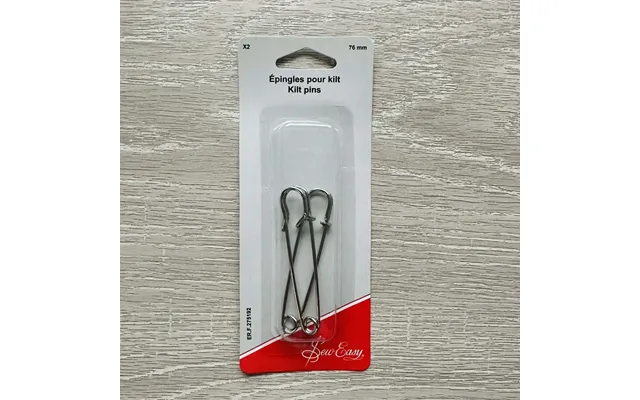 Sew Easy Kiltnåle - Sølv 2 Stk. 76 Mm