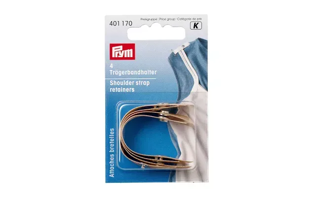 Skulderstropholdere - Beige, 4 Stk.