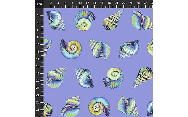 Tula Pink - Floral Reef, Lil Shelly