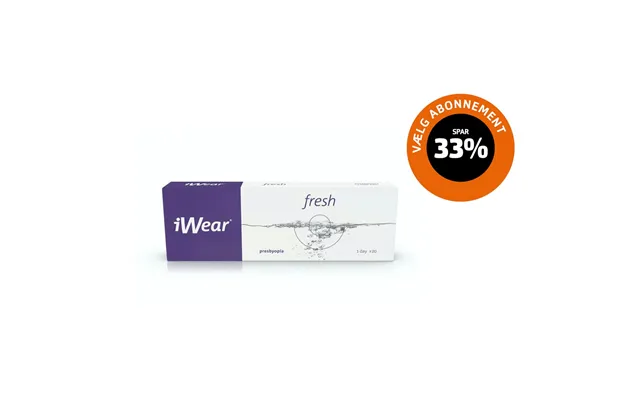 Iwear Fresh Presbyopia 20 Stk. Multifokale Progressive Endagslinser