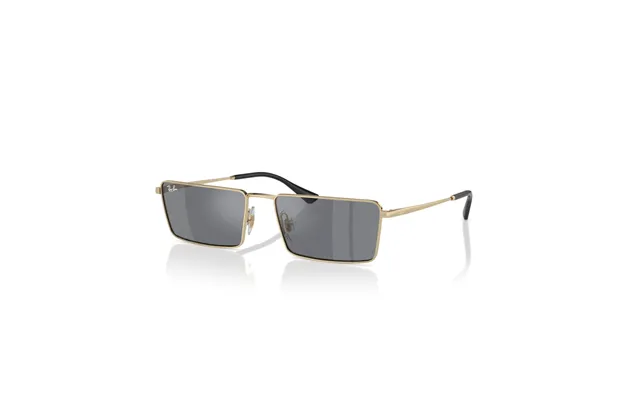 Ray-ban Emy Bio-based Rb3741 Solbriller - Firkantede Guld Spejlede Linser