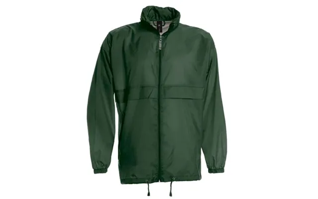 Bottle Green Windbreaker - Letsvægtsjakke Til Mænd