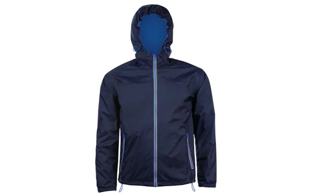 Letsvægtsjakke, Med Let Foer Til Mænd, Regntæt. Navy Blå - Xs