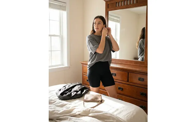 Sorte Bike Pants M. Lomme Perfekte Under Kjole - 2xl 3xl