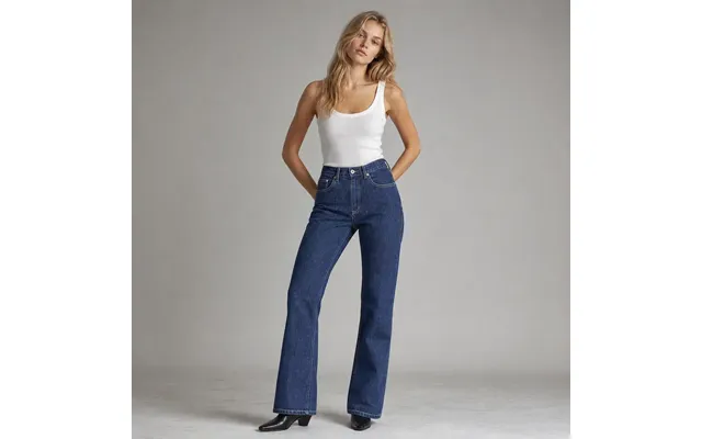 Stilfulde Klassiske Blå Jeans Til Kvinder - 38