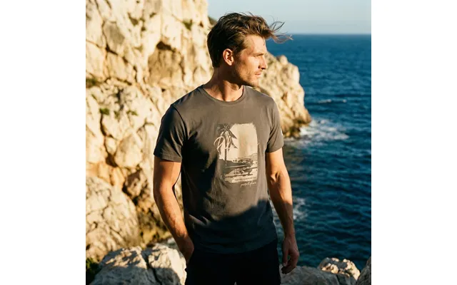 T-shirt Palm Cove, Farve Anthracite. Roadsign - M