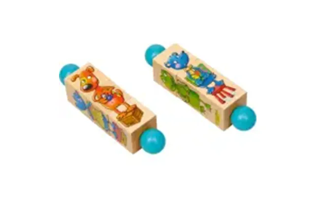 Die Spiegelburg Revolving Wood Puzzle The Friendly Seven - Puslespil