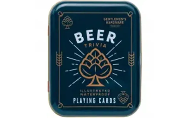 Gentlemen's Hardware Beer Playing Cards - Spil