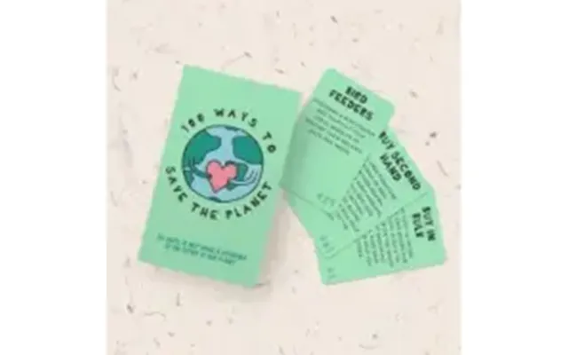Gift Republic 100 Ways To Save The Planet - Kort