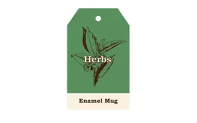 Gift Republic Emaljekrus 500 Ml - Herbs