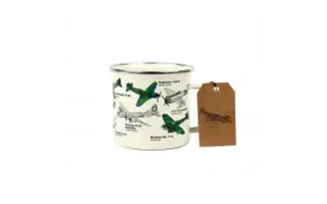 Gift Republic Enamel Mug Planes - Krus