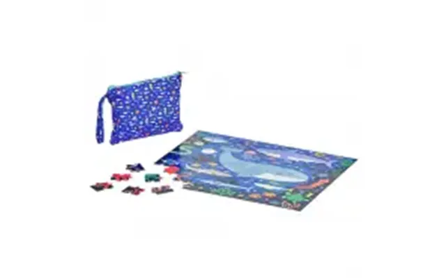 Petit Collage Double Sided On-the-go Under The Sea Tosidet Puslespil