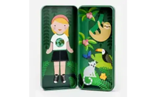 Petit Collage Mini Magnetic Dress-up Nature - Legetøj