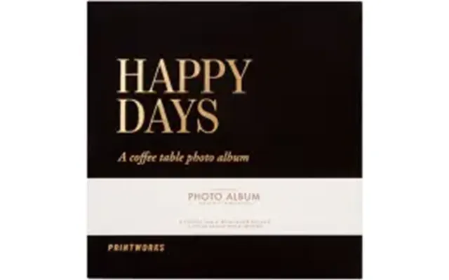 Printworks Photo Album Happy Days, Black - Album