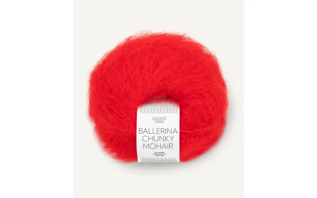 Ballerina 4018 Chunky Mohair Scarlet Red