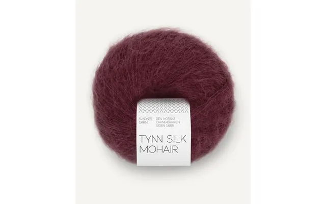 Tynn Silk Mohair Burgundy 4372