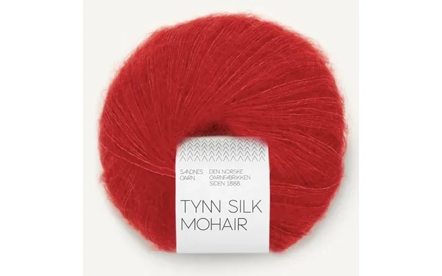 Tynn Silk Mohair True Red 4219