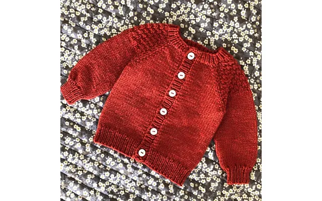 Yndlings Cardigan Str. 0 Mdr. - 3 År Som Pdf-opskrift
