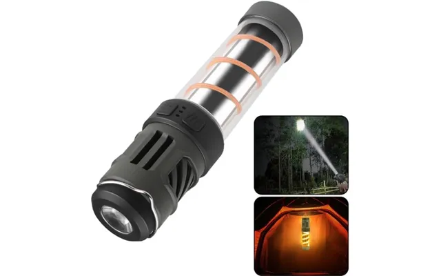 2-i-1 Led Campinglampa Med Myggavvisare