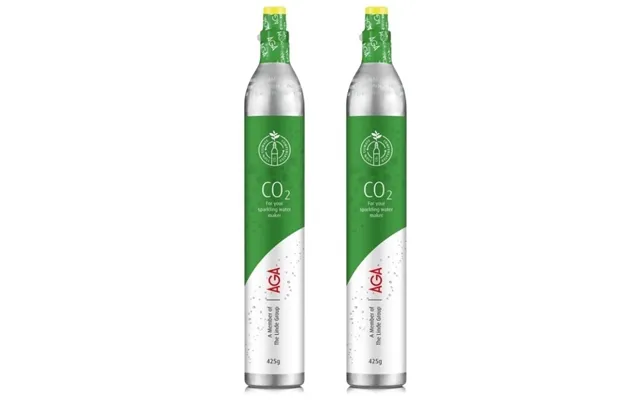 2-pak Aga Biogon C Kulsyrepatron 425 G - Grøn