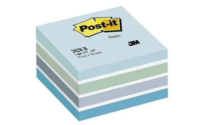 3m Post-it Note Cubes Blå Pastel 76 X 76 Mm