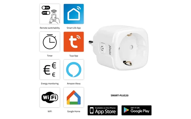 Alecto Smart Wi-fi-stik Med Energimonitor 16a 3680w