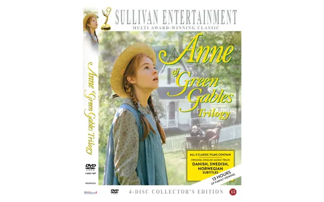Anne Grønnebakken Den Komplette Samling 4 Disc - Dvd Nordic Version Anne From Green Gables The Original Miniseries