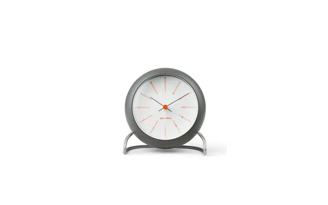 Arne Jacobsen Clocks Arne Jacobsen Bankers Bordur Ø 11 Cm Mørkegrå