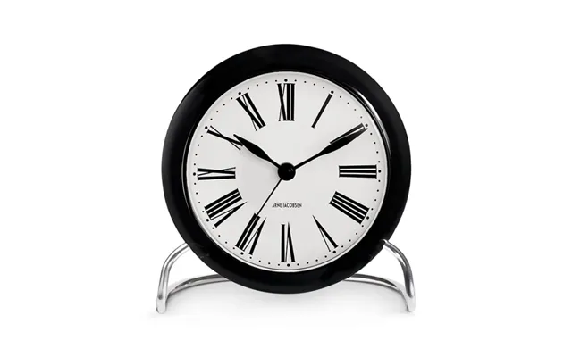 Arne Jacobsen Clocks Arne Jacobsen Roman Bordur Ø11 Cm Hvid Og Sort