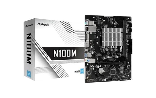 Asrock N100m Intel Q-core - Retail