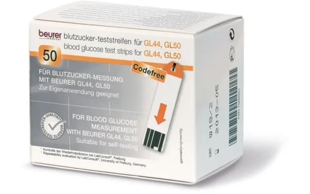 Beurer Gl44 -testiliuskat Verensokerimittariin