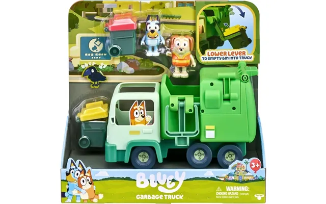 Bluey Skraldebil Og Figurer