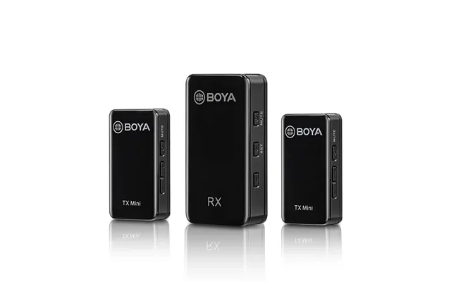 Boya Trådløs Mikrofon X2 By-xm6-s2 Mini 3,5mm