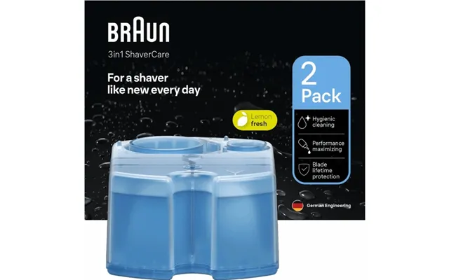 Braun Ccr2 3-i-1 Shavercare-rengøringssæt