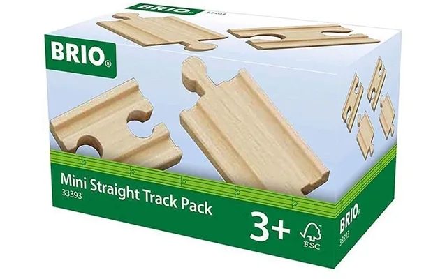 Brio 33393 - Raka Skenor, Extra Korta, 4st