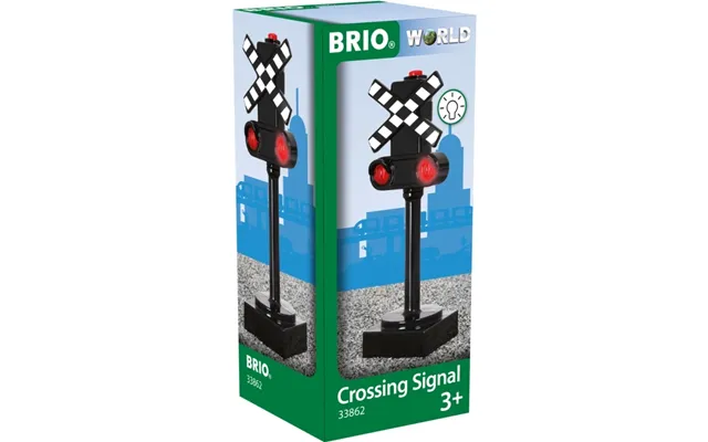 Brio World 33862 - Järnvägsövergång Med Ljus