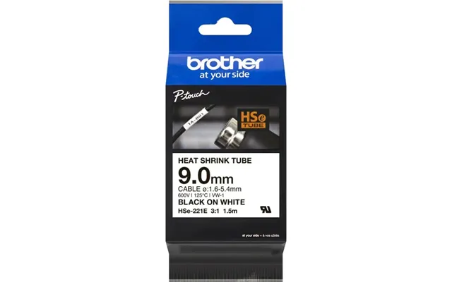 Brother Hse-221e - Sort Tekst På Hvid Baggrund